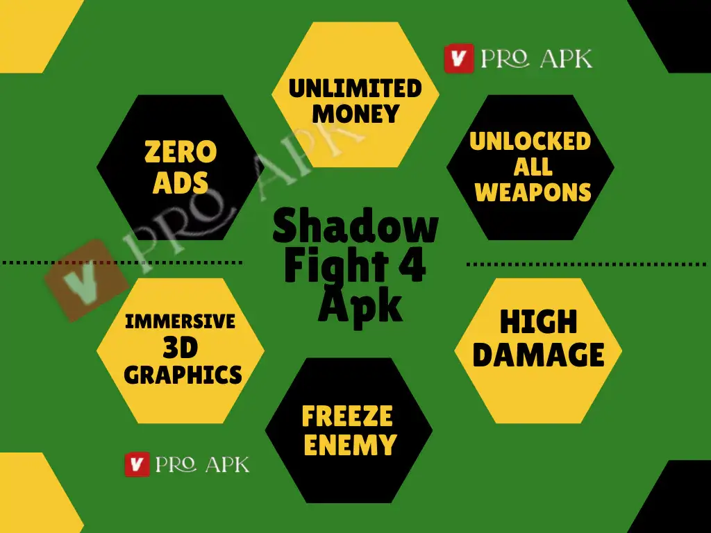 Shadow Fight 4 Mod Apk info