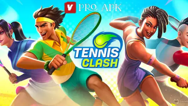 tennis clash mod apk